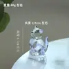 Zibo Animal Vidro Cristal Cachorro Casa Carro Escritório Artesanato de Mesa Gato e Cachorro Decoração de Vidro Presente