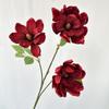 Flores de Seda para Casamento, Flores Artificiais, Magnólias de Alto Padrão, Flores Artificiais Realistas, Arranjo de Cena, Materiais Florais DIY, Decoração de Casa