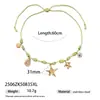 Collar Colgante de Acero de Titanio Estilo Europeo y Americano Tina para Mujer Diseño de Nicho Collar con Cuerda Trenzada Multicolor Colgante de Animal para Mujer Estilo Caliente Transfronterizo