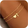 Pulsera Inicial de Carta Nueva Transfronteriza de Amazon 2025, Joyería Moderna para el Día a Día, Regalo de Cumpleaños