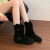 712-11 Botines Estilo Birkenstock que Aumentan la Altura para Mujeres con Pantorrillas Anchas, Piernas Gruesas, Botas tipo Martin, Tallas Grandes, Zapatos para Mujer Talla Grande Melard