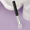 Mango Inclinado Cabeza Suave Cepillo de Silicona para Mascarilla Facial Spa Brocha para Mascarilla Facial de Silicona Salón de Belleza