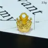 Tiara de coroa infantil em liga original, base de bolinha pequena em formato de coração, acessórios de brinquedo DIY, tampa de garrafa, ornamento de decoração de buquê