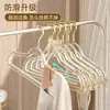 Cabide Glitter Tendência para Uso Doméstico, Cabide Transparente Anti-Ombro de Acrílico, Cabide de Roupa Estilo Fada de Cristal Menina, Luxo Leve