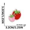 Patch de Bordado de Morango Desenho Animado Patch de Leite de Fruta Bordado Fofo para Roupa Infantil Decoração de Bolsa de Brinquedo Patch Termocolante