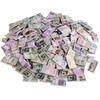 Dinheiro de Papel Miniatura para Brincadeiras de Faz de Conta, Acessórios para Casa de Bonecas, Dinheiro Falso Realista em Euros e Libras, Decorações Criativas para Cenas em Miniatura