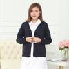 Suéter de enfermera suéter estilo coreano otoño e invierno ropa guía ropa de viaje cárdigan abrigo prenda exterior cálido forro polar grueso