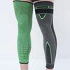 Rodillera de encaje de ajenjo tejida antideslizante tejida a presión cálida para articulaciones rodilla larga para correr a prueba de frío deportes en stock fabricante