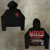 Sudadera con capucha para hombre Y2K Harajuku Hip Hop Estampado Gráfico de Dibujos Animados Pullover Moda Casual Holgada Sudaderas Hombre