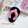 Colgante Chirriante Zapatillas Creativas Llavero Colgante para Bolso Muñeco Chancla Muñeco Máquina de Garra Productos al por Mayor