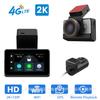 Exportación Transfronteriza Nuevo 4g Wifi Doble Lente Doble Gran Angular Gps Grabadora de Conducción Dashcam P83 Fábrica