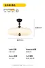 Candelabro de dormitorio estilo vintage, luz para dormitorio principal con veta de madera de nogal retro francés, luz de habitación infantil de espectro completo para protección ocular
