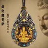 Pingente de Guanyin de Mil Mãos Estilo Xizang, Pingente Protetor Anjo da Guarda dos Doze Signos do Zodíaco, Ksitigarbha, Samantabhadra, Venda Direta do Fabricante