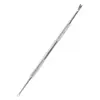 Empurrador de Aço para Nail Art Estilo Russo Transfronteiriço Raspador Redondo Dupla Face Raspador em Formato de Casco Removedor de Cutícula Ferramenta de Aparar Unhas Remoção de Esmalte Ferramenta de Polimento