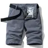 Novedad de Verano para Hombre Pantalones Cortos Casuales de Trabajo Algodón Pantalones de Playa Sudeste Asiático Transfronterizos Sueltos Múltiples Bolsillos Ropa para Hombre