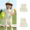 Vestido para Bebé Balabala Falda para Bebé Vestido de Princesa para Niños Vestido de Verano para Niñas Estilo Dulce y de Moda Nuevo 2025