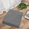 Tela polar a cuadros popular de Amazon para el hogar, funda de cojín de sofá simple elástica de color sólido