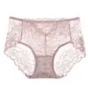 Novas Calcinhas de Renda de Cintura Média para Mulheres, Amigáveis à Pele, Respiráveis, Elásticas, Antirrolamento, Shorties que Cobrem o Bumbum, Calcinhas Triângulo de Base para Meninas Adolescentes