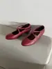 Zapatos Mary Jane versátiles con tira cruzada para mujer, nuevo modelo otoño e invierno 2026, cómodos de piel de oveja, tacón medio, zapatos simples de tacón alto