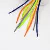 Cordones de Poliéster y Algodón Cuadrados de Color Sólido Kurokin Adecuados para Zapatos de Lona de los Años 70, Tenis, Zapatos Casuales, Cordones Decorativos