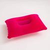 Almohada de Viaje Rectangular Flocada Almohada Flocada Engrosada Almohada Inflable Almohada para Siesta Almohada para Exterior Almohada Inflable para Exterior