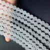 Chalcedony blanca al por mayor semiterminada cuentas sueltas de chalcedony blanca cuentas redondas blancas joyería DIY pulsera collar cristal de Donghai