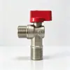 Aquecedor a gás de água caldeira de parede válvula tripla de água fria e quente 4 pontos 6 pontos toda em cobre alongada grande fluxo válvula angular válvula de esfera