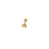 Acero inoxidable 316L 1.0 *-6 mm corazón oreja clavo hueso oreja clavo punción joyería Amazon en stock punción transfronteriza