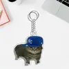 Chaveiro de Gato Acrílico Novo Engraçado Transfronteiriço Presente Criativo