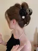 Pinza para el Cabello de Flor de Rosa Nube Súper Hada para Mujer, Nuevo Estilo de Alta Gama 2026, Pasador para la Parte Posterior de la Cabeza, Pinza para Moño, Pinza de Tiburón