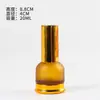 Botella de aceite esencial esmerilada con dispensador de presión, botella de spray de vidrio para rellenar, botella Golden Essence, botella pequeña de muestra para cosméticos, venta al por mayor