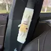 Protetor de Cinto de Segurança de Carro Vestido Suéter Fofo Decoração de Coelho para Cinto de Segurança Infantil Anti-Estrangulamento no Pescoço Universal para Todas as Estações Feminino