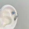 Alas de garra de dragón ultra-flash circonio importado microincrustación tridimensional sin impacto pequeño pendiente para el lóbulo de la oreja pendientes para mujer venta al por mayor