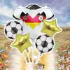 Balão de Filme de Alumínio Copa do Mundo Conjunto de Balão Camisa de Futebol Barra de Balão Copa Europeia Noite de Futebol Balão Decorativo