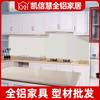Gabinete integral de aleación de aluminio para toda la casa Foshan, muebles de aluminio, puerta de gabinete de cocina, gabinete de estufa de ensamblaje simple