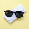 Gafas de sol marrones del mismo estilo GM para mujer, estilo ins de alta sensación, estilo coreano, gafas de sol de red rojas del mismo estilo con marco negro para hombre, venta al por mayor