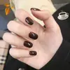 Uñas Vestibles Listas para Año Nuevo, Parches de Uñas Postizas Desmontables, Piezas de Uñas con Arte de Uñas Estilo Corto de Alta Gama, Venta al por Mayor desde el Fabricante