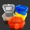 Accesorios para aparejos de pesca, venta al por mayor, caja transparente para lombrices rojas con orificio transpirable, caja de fideos, caja de plástico para cebo vivo, caja para cebo de pescado