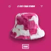 Sombrero de Cubo con Estampado de Vaca para Mujer Otoño e Invierno, Estilo Coreano, Felpa Gruesa, Sombrero Cloche Resistente al Viento y Cálido para Exteriores