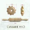 Bastão Massageador de Madeira Maciça Rolo Massageador de Madeira Massajador da Coluna Cervical Massajador das Costas Relaxamento Muscular Porrete Doméstico de Madeira