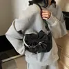 Bolso de Lazo con Forma de Corazón para Mujer 2025 Bolso Cruzado de Cadena de Moda Tendencia Diseño de Nicho Bolso de Hombro de Alta Gama