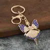 Ventas Directas de Fábrica Moda Creativa Linda Ángel con Diamantes Strass Llavero Colgante Accesorios Regalos