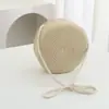 Bolsita Pequeña Linda de Verano para Niños Bolso Nuevo para Mujer Celebración en Línea Monedero de Moda Bolso de Paja Bolso Cruzado de Viaje para Bebé Moderno