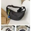 Bolsa de Hombro de Lona Casual de Verano Gran Capacidad Cruzada Bolsa de Empanadilla Textura Bolsa de Nicho Bolso Nuevo para Mujer