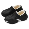 Pantuflas de algodón impermeables de invierno, unisex, de suela gruesa, con soporte para el talón, forradas de felpa para mayor calidez, adecuadas para usar en interiores y exteriores, y disponibles en nuevos estilos para parejas