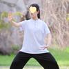 Nueva Uniforme de Tai Chi para Mujer Ropa de Práctica Bagua de Tai Chi 2025 Verano Camiseta de Manga Corta Tai Chi Superior para Hombre