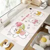Alfombrilla de ratón calefactable, diseño lindo de dibujos animados, perfecta para el invierno, ideal para estaciones de trabajo de niñas, mantiene tu escritorio caliente y es un gran calentador de manos calefactable extragrande para la oficina
