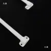 Cortinero Desmontable de Acero al Carbono de 10 mm Pintado en Blanco con Montaje Superior Lateral Perforado y Diseño Engrosado