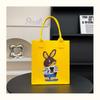 Bolsa Tote Cartoon de Feltro Bolsa Tote de Grande Capacidade Bolsa de Ombro de Anime Fofa Sacola de Compras Roupas Bolsa de Embalagem de Alta Qualidade