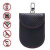 Nova bolsa de bloqueio de sinal RFID Amazon porta-chaves de carro fivela traseira de PU fibra de carbono anti-escaneamento